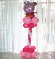 Набор розовых порошковых колонн