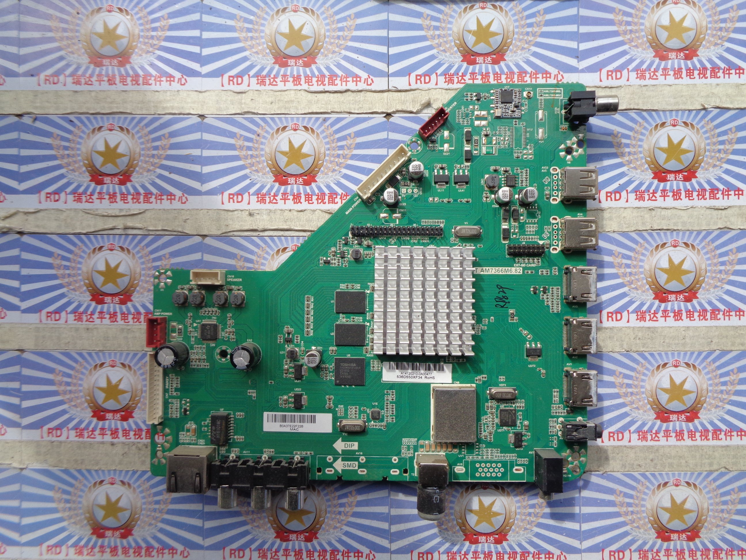 Original installation Haier LE55A7100L Main board T AM7366M6 82 screen LSC550HN01 spot