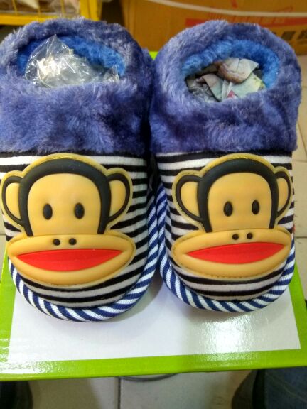 Chaussons enfants en suède - Ref 1026236 Image 3