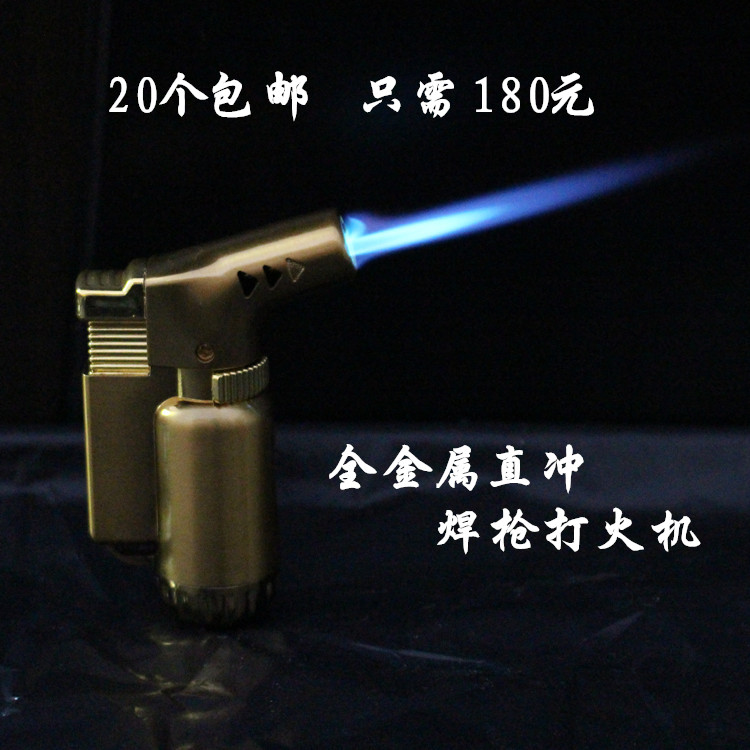 Thẳng vào súng phun nhẹ hơn hàn nhỏ ngọn đuốc igniter blowtorch điểm cigar hương moxibustion chế biến đồ trang sức đường nghệ thuật