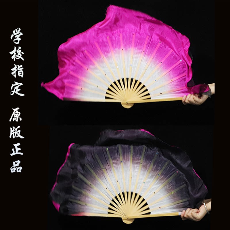 Children dance fan Dancing Fan by Knowledge Wings Early Childhood Competition Performance Fan Bifacial Bicolor-Seedlings Song Fan