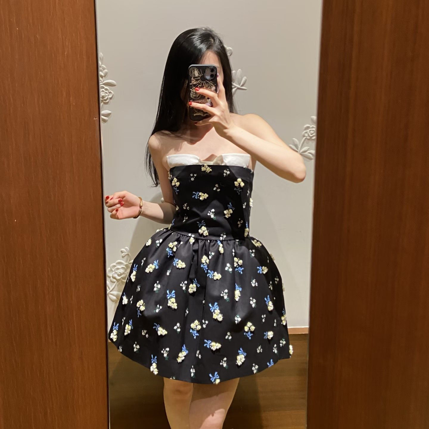 🌟 时尚优雅的夏季必选 | 花一【上海高版本】抹胸连衣裙 🌸-抹胸-淘宝好物网