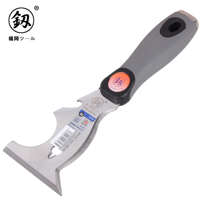 Japan Fukuoka Spade Knife Multifunction Oil Grey Knife Shovel Wall Top Batch Earth Knife Batch Ash Knife Thickened Type Stainless Steel Batch Knife