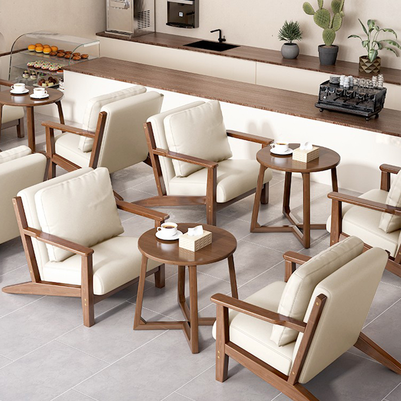 Teahouse Booth Office Reception Negotiation Internet Celebrity Hotel Cafe Milk Tea Shop Bar Leisure Area Sofa Combination
