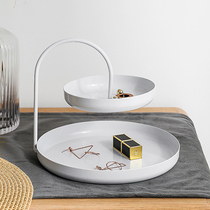 Keychain desktop jewelry storage rack ring jewelry headband hair band earrings entrance multi-functional double-layer storage rack