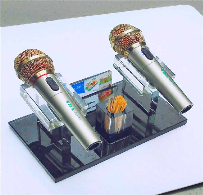 Crystal microphone rack ktv wireless microphone seat Mcseat microphone Base desktop nightfield Mic microphone holder-Taobao