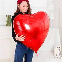 Loving Balloon Heart-shaped Aluminum Foil Aluminum Film Sheet White Sue White Balloon Wedding Wedding Wedding Wedding House Arranged Birthday Decoration Items