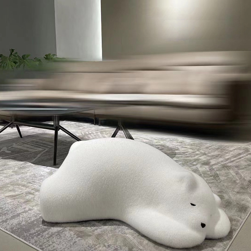 Netred children little sofa lazy leisure seat bedroom creative animal dwarf bench lying bear polar bear sleeping bear