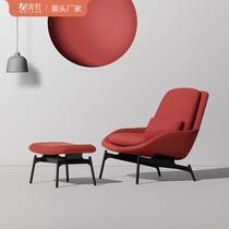 Designer Extremely Minimalist Casual Single Sofa Chair Nordic Style Art Living Room Bedroom Furnished Balcony Metal Single Chair