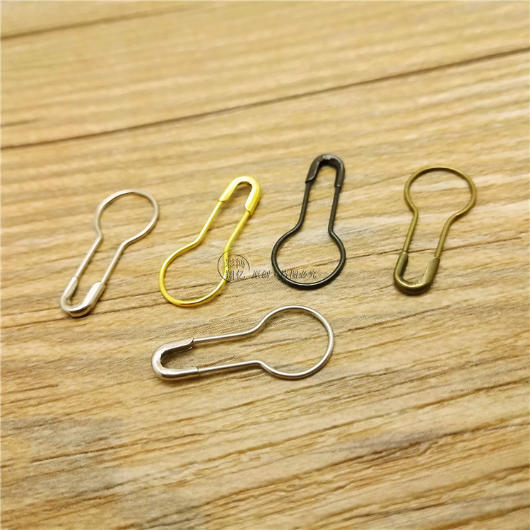 Gourd-shaped pin Iron gourd clothing store small pin Clothing fixed tag pin buckle Old-fashioned safety pin