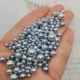 Серебристо-серый, на возраст 3-8 лет, 8mm, 10 грамм
