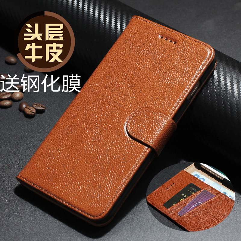 First-Layer Genuine Leather Suitable for 16Promax Flip Cover 17 Apple 15 Phone Case 13Pro Card Slot 11 Leather Case 7Plus Men 14 Women Se Protective Case Xr Soft Silicone 12 Full Coverage 8 Anti-Drop Air Business 13