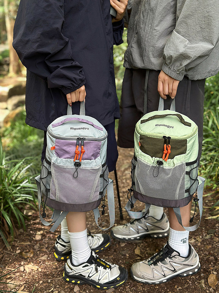 Outdoor Mountaineering Bag, Sports Backpack, Women's Travel Lightweight Hiking Backpack, Small School Bag for Commuting