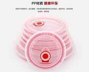 hộp cơm điện 3 tầng loại nào tốt Hộp cơm trưa nắp tủ lạnh bát tươi nắp silicon niêm phong lò vi sóng PP nắp nhựa hộp cơm trưa - Hộp cơm điện sưởi ấm hộp cơm giữ nhiệt tiger