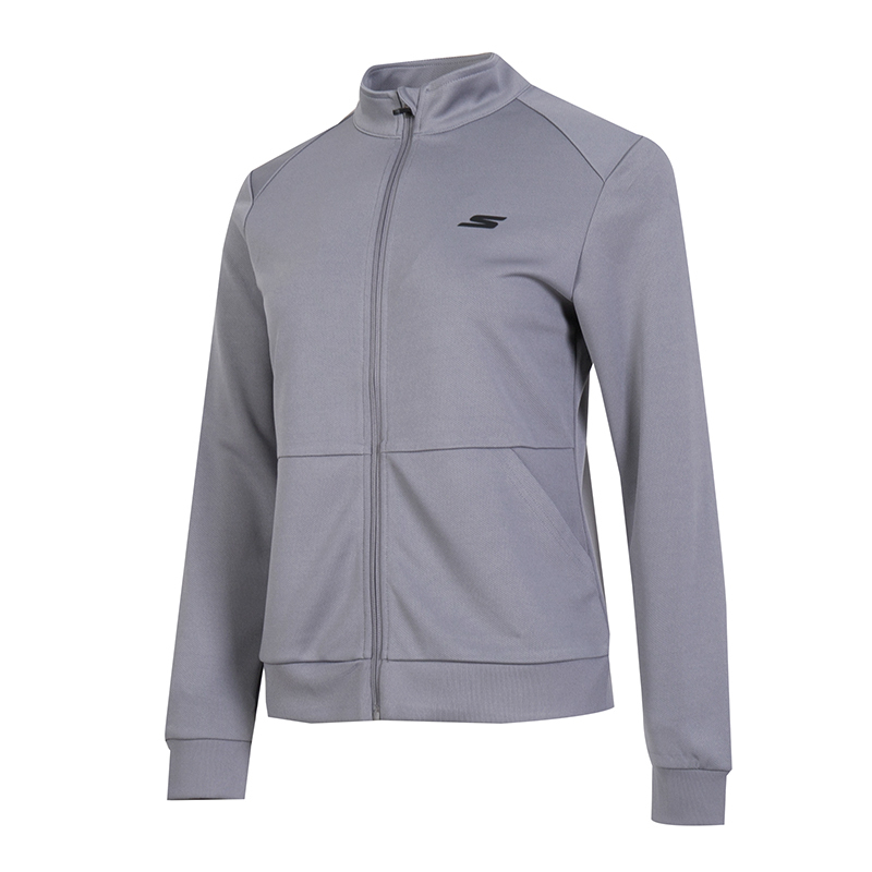 Authentic Skechers Simple, Breathable, Versatile Women's Sports Casual Stand-Collar Jacket P224W162