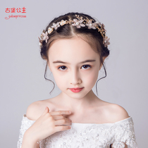 Childrens head adorned female princess little girl card hairpin haircut superfairy girl crown crystal hairpin clips baby cute Korea