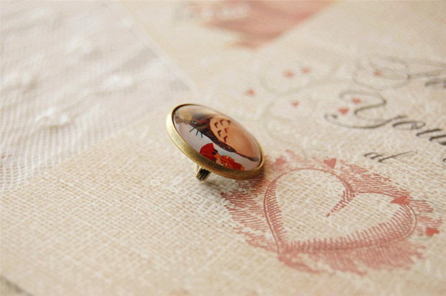 Broche femme en verre - Ref 1178390 Image 6