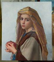 Classical oil painting tutorial white cover dyeing video teaching realistic oil painting portrait beginners learning demonstration trial version