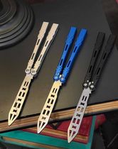ONE Original Alien Balisong Flower Style Toy Butterfly Knife Unopened Blade Practice Hand Extreme Decompression Tool
