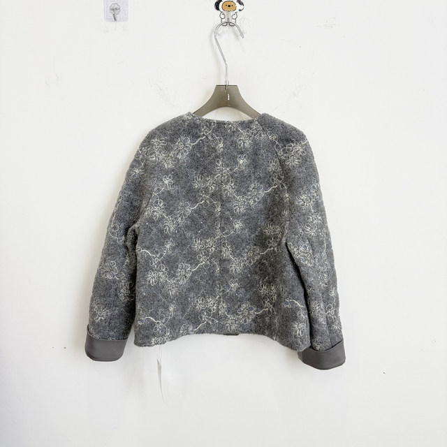 [Same Style as in the Mall] 61C17122 New Women's 2026 Spring Fashion Stylish Versatile Casual Round-Neck Jacket Trend