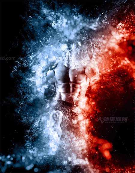 极品PS动作－污斑散离(含高清视频教程)：Gif Animated Allure Photoshop Action