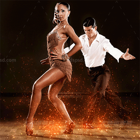 极品PS动作-火焰余烬(GIF动画/30种效果/含高清视频教程)：Animated Fire Embers & Sparks Photoshop Action