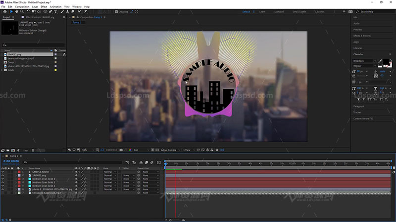 After Effects 2020 Adanced CLASS 2：Audio1.jpg