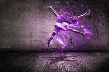 极品PS动作－光效撩动(含高清视频教程)：Gif Animated Luminance Photoshop Action