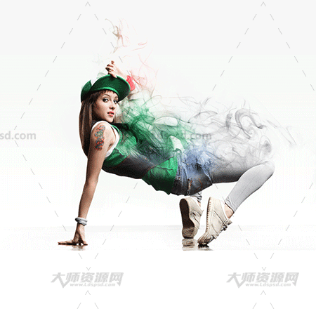 极品PS动作－散发仙气(含高清视频教程)：Gif Animated Exude Photoshop Action