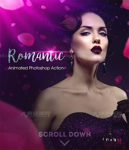  Romantic Photoshop Animated Action.jpg