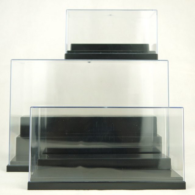 Anime Figure Display Stand Gundam Car Model Dustproof Transparent Acrylic Display Box