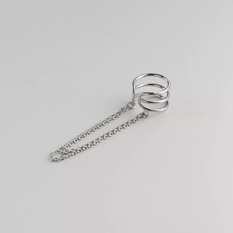 Группа ENHYPEN, одно и то же earrings, цепочка третьей линии, простой холодный воздух, серьги-клипсы и украшения уха