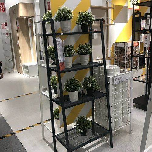 Ikea Ikea Lberberg's полки полки полки цветочные рамки кухня хранения хранения полки приземление домашние покупки