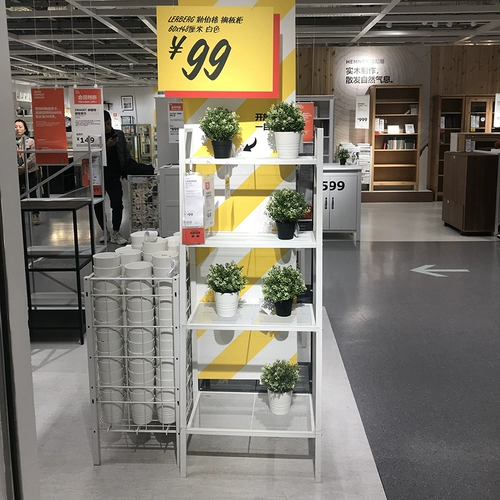 Ikea Ikea Lberberg's полки полки полки цветочные рамки кухня хранения хранения полки приземление домашние покупки