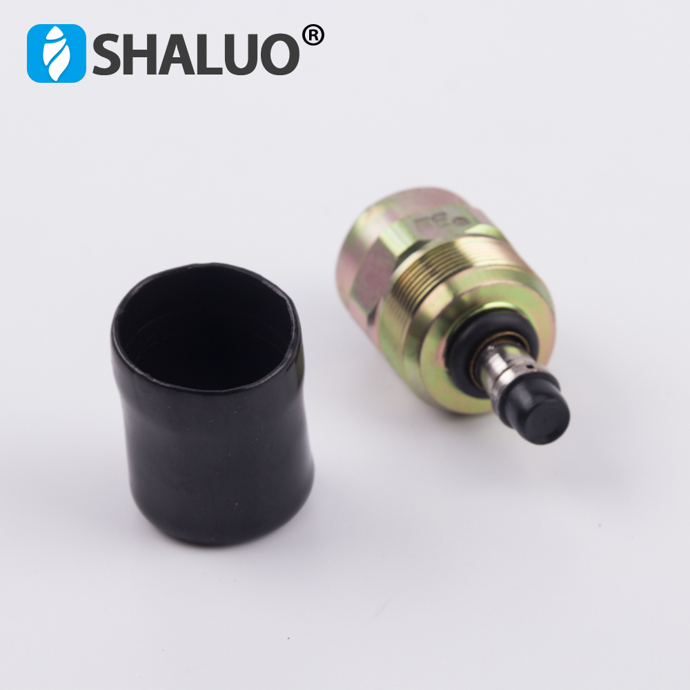 Electric throttle solenoid valve spool Dongfeng engine EQ153 Import pump Commings fuel flameout switch 24V