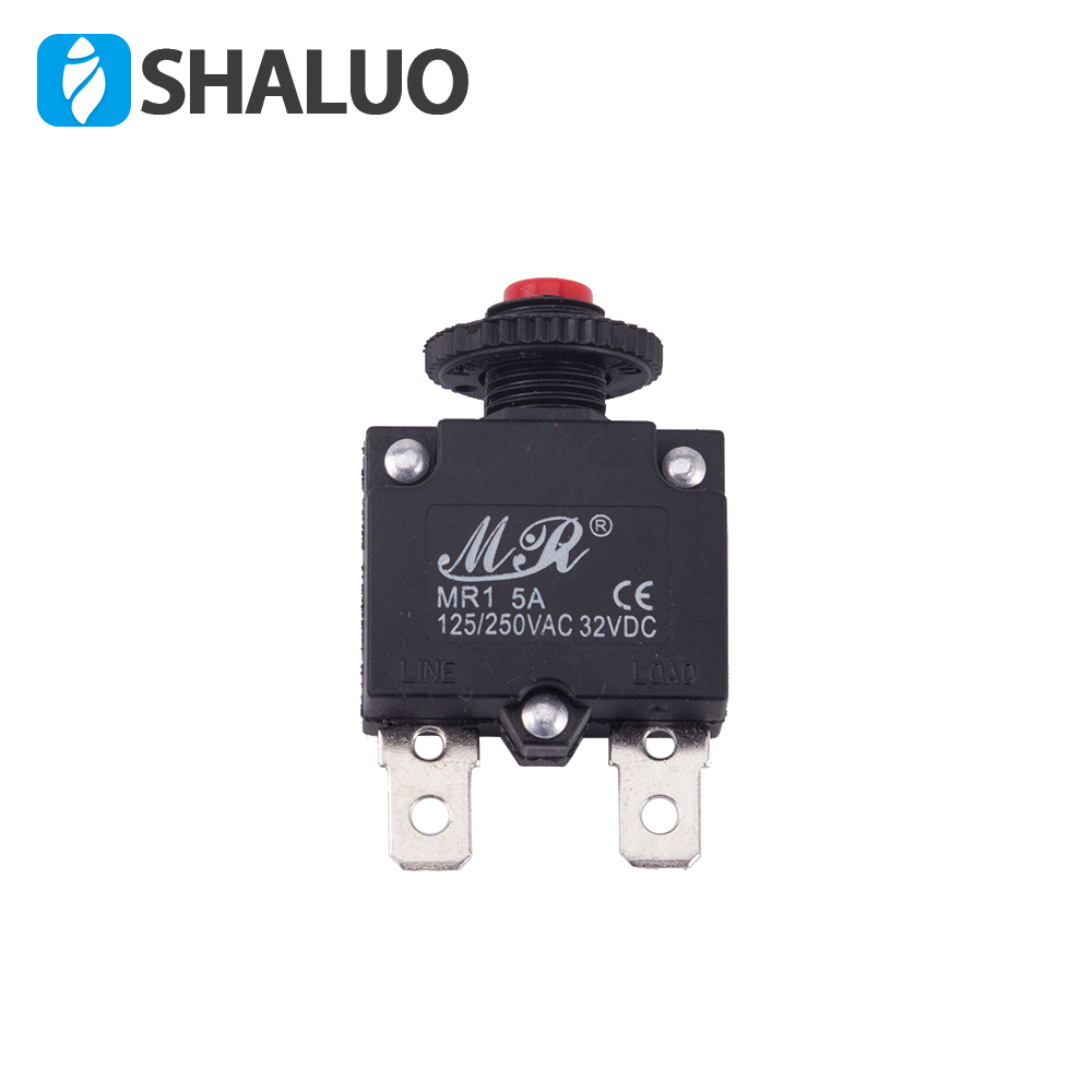 MR1 Overload Current Protector Switch Accessories for Home Gasoline Generator Accessories Overflow Circuit Breaker 5A10A15A20A