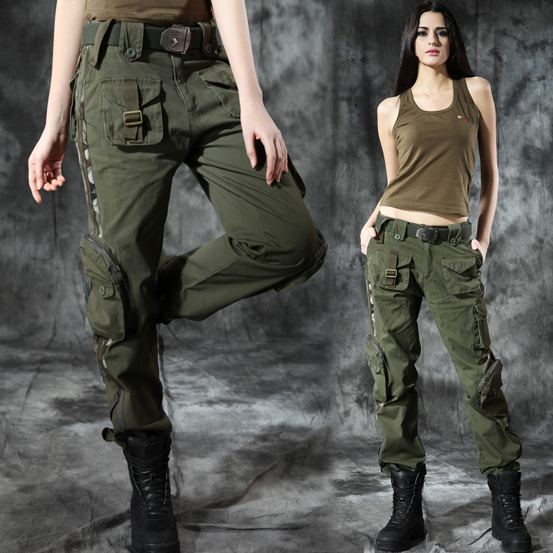 Outdoor overalls women's handsome loose bf wind autumn mid-waist pants are thin straight long pants tide brand