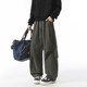 Spring and Autumn 300g Heavyweight Japanese Workwear Wide Leg Pants for Men
