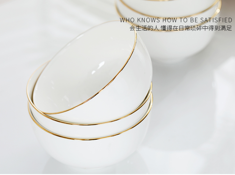 Jingdezhen ceramic bowl home eat creative up phnom penh small bowl of soup bowl rainbow such as bowl bowl ipads porcelain tableware rice bowls