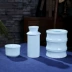 Ấm rượu nồi lẩu nhà Jingdezhen gốm sứ Trung Quốc bộ rượu vang vàng rượu vang trắng chén nóng ấm rượu ba nồi - Rượu vang Rượu vang