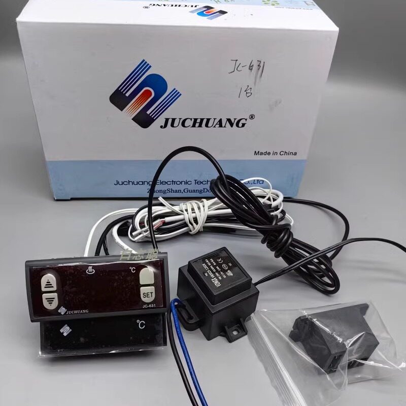 巨创JUCHUANG暖柜微电脑温控器暖柜控制器 JC-631双显示锅炉温控