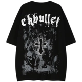 Оригинальная брендовая футболка в стиле хип-хоп, европейский стиль, короткий рукав, в американском стиле