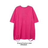 Оригинальная дизайнерская футболка подходит для мужчин и женщин в стиле хип-хоп, тренд сезона, оверсайз, короткий рукав