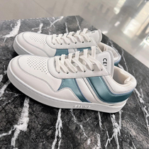 French direct mail Celine Celines new leather breathable lace-up versatile casual sports sneakers for women