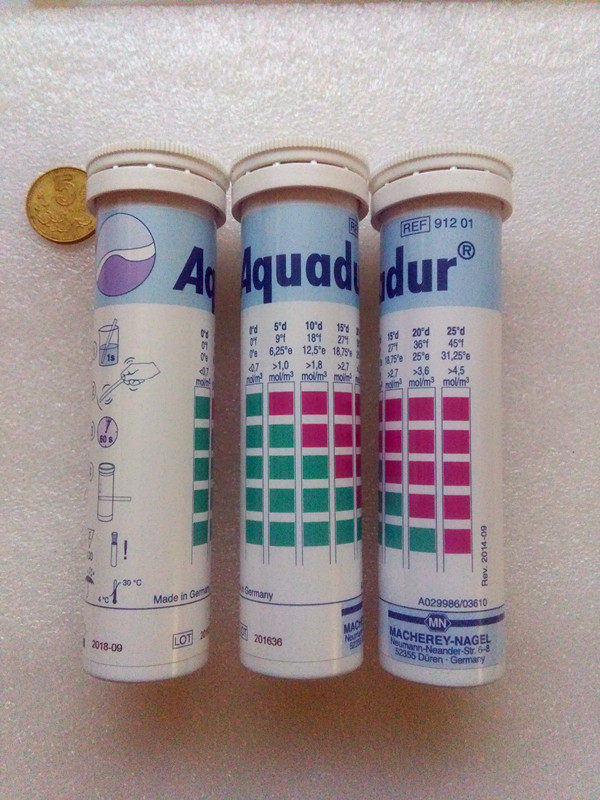 Low hardness test strip) German MN hardness test paper 3-25 d 91201 low hardness test paper