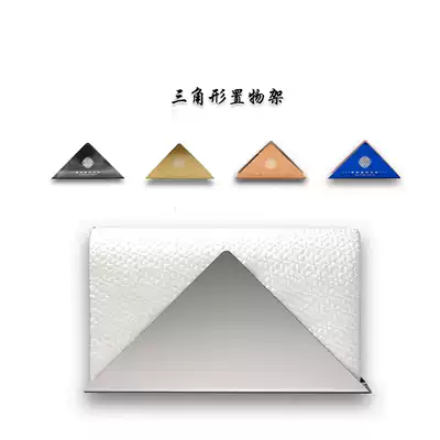 Western restaurant table paper towel rack Paper towel clip Stainless steel triangle semicircle Mountain Peak hotel coffee shop full copper customization