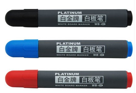Platinum White Board Pen WB-45 White Board Pen Wipe Quick Clean Easy Wipe Pen Single Head White Board Pen Aqueous