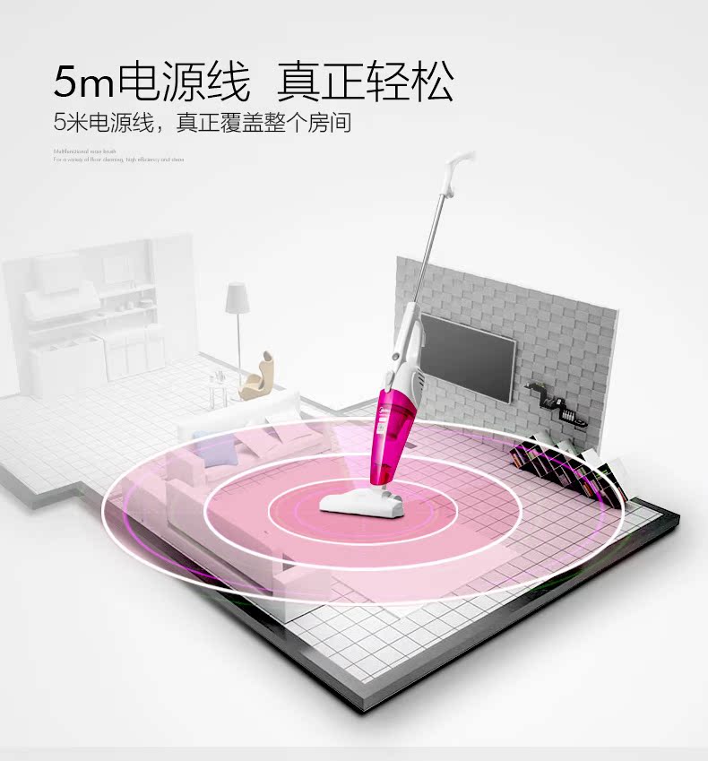 Máy hút bụi đẹp dùng trong gia đình Máy hút bụi cầm tay nhỏ Máy hút bụi đa năng cầm tay SC861A - Máy hút bụi 