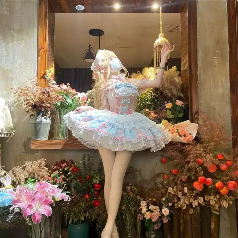 Настоящее платье с бантом, (Физика), стиль Лолита, Lolita Jsk