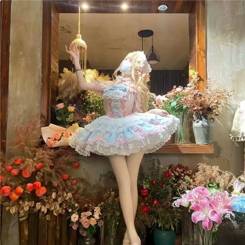 Настоящее платье с бантом, (Физика), стиль Лолита, Lolita Jsk